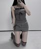 Yuupeu Rotty Eyelet Shorts - Gray