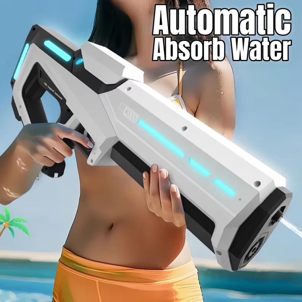 Water Electric Guns For Adults Powerful Squirt Automatic Water Suction Water Blasters Summer Outdoor Beach Toy For Boys Boy Gift