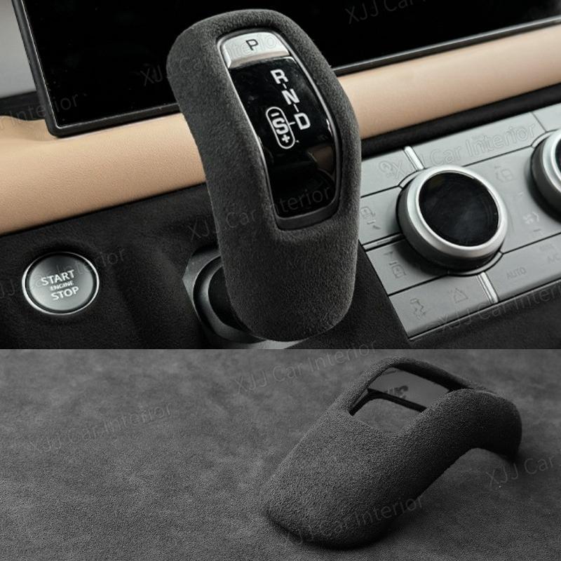 

Для Land Rover Defender 90/110 2020-2025 Декоративная накладка-рамка на панель рулевого колеса автомобиля, наклейка-обертка из замши, аксессуары для интерьера автомобиля