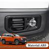 For Haval Dargo    Front Fog Light Lamp Cover Rear Foglight Frame Decoration Trim ABS Chrome Car Styling Accessories