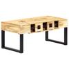 Day and Night - Day and Night Cassette Style Coffee Table Solid Mango Wood 100x52x45 Cm