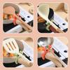 2/4Pcs Silicone Spatula Rack Small Crab Anti Scalding Overflow Pot Clip Spoon Holder Clip Universal Shovel Rack Kitchen Gadget