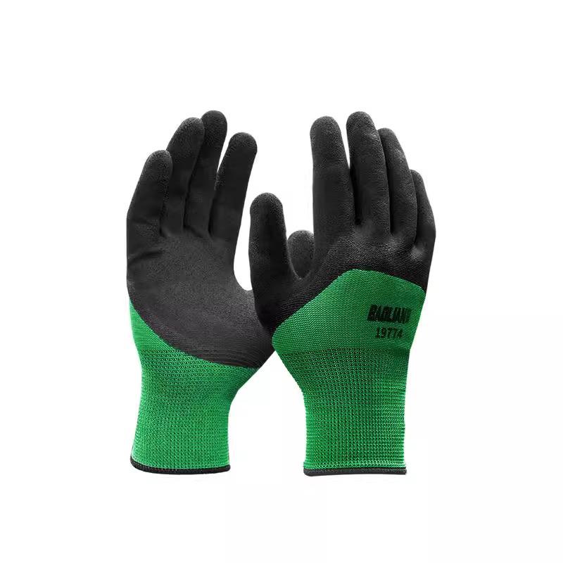 Baolian Anti-Slip Work Gloves - Durable, Wear-Resistant Rubber for Construction & Auto Repair