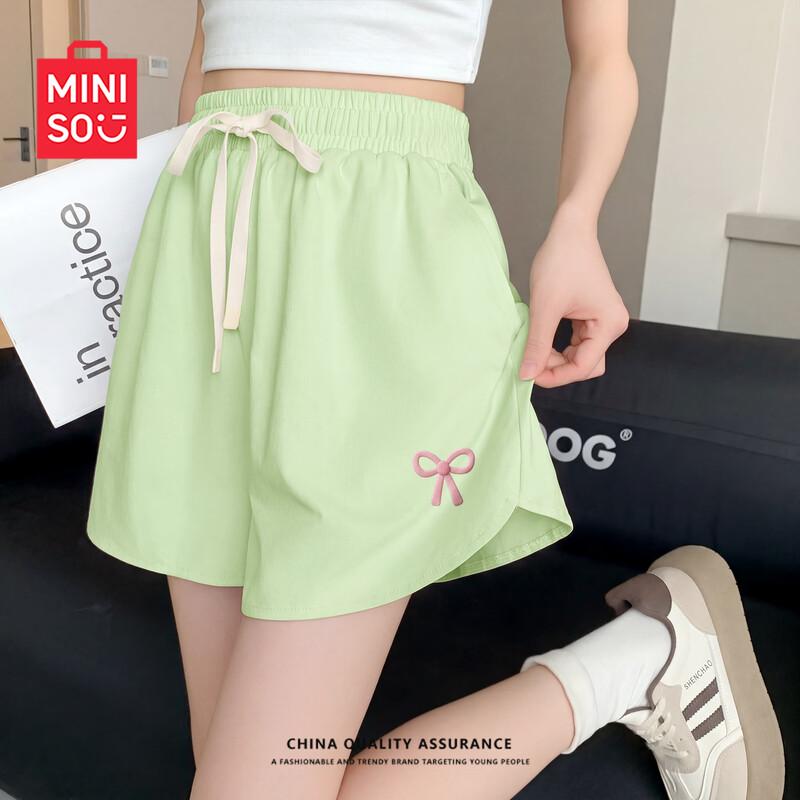 MINISO Women s Ice Silk Quick-Dry Casual Sports Shorts M