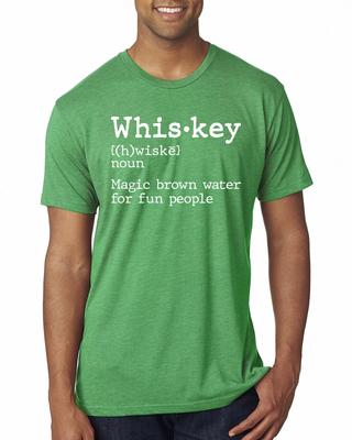 Whiskey Definition Magisches Braunes Wasser St. Patrick's Day Premium Tri-Blend T-Shirt
