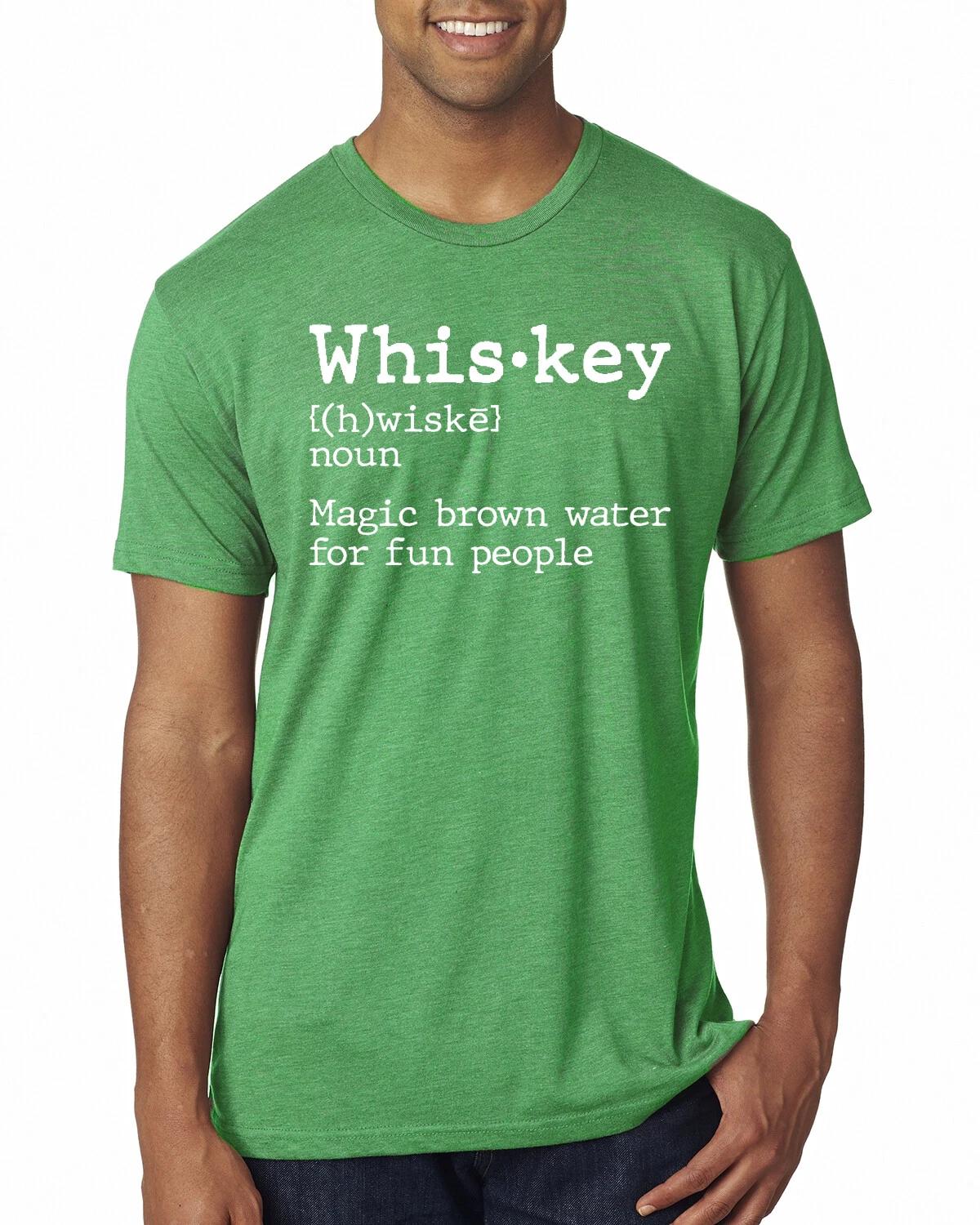 Whiskey Definition Magic Brown Water St Patricks Day Premium Tri Blend T- Shirt M