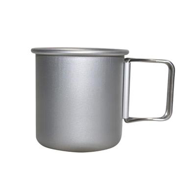 Portable Folding Aluminum Camping Cup