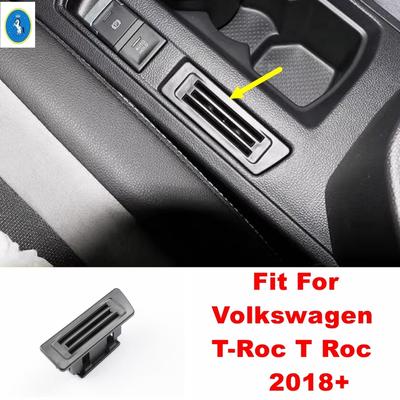 Scatola portaoggetti per slot per schede chiave della console centrale dell'auto in plastica, organizer, portavasso, accessori per Volkswagen T-Roc T Roc 2018 -