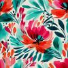 Outdoor Dekostoffe Oxford - Blumen - Dx2399