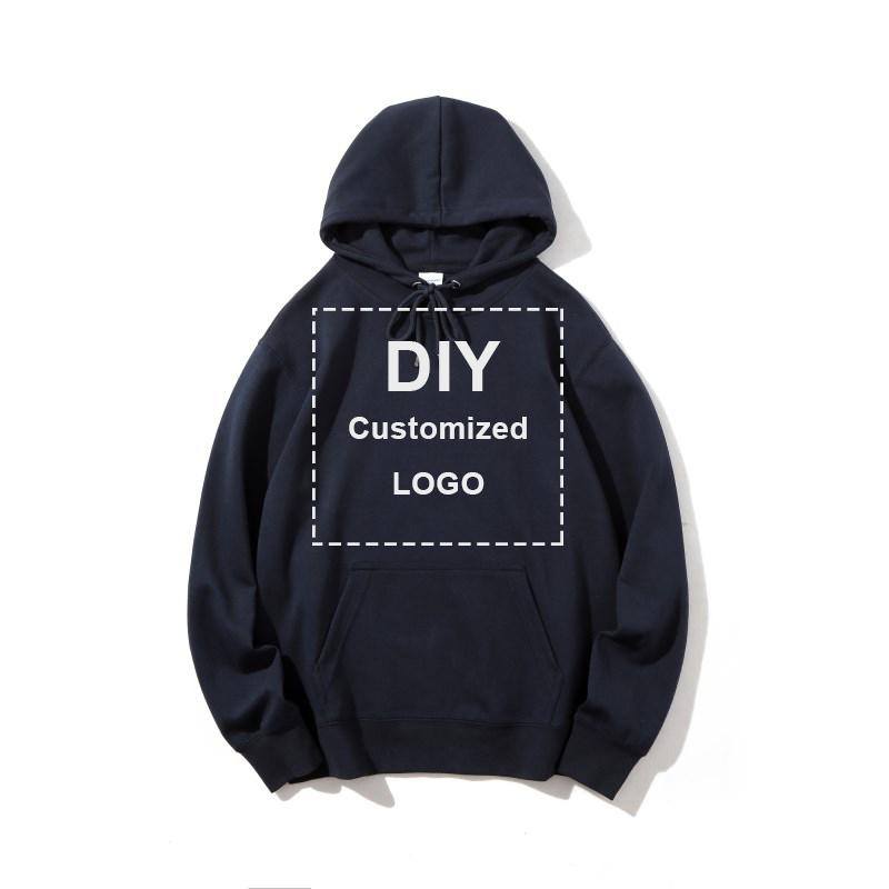 Your own design brand logo picture custom men's and women's DIY02 hoodie sweatshirt casual fleece hoodie loose fashion