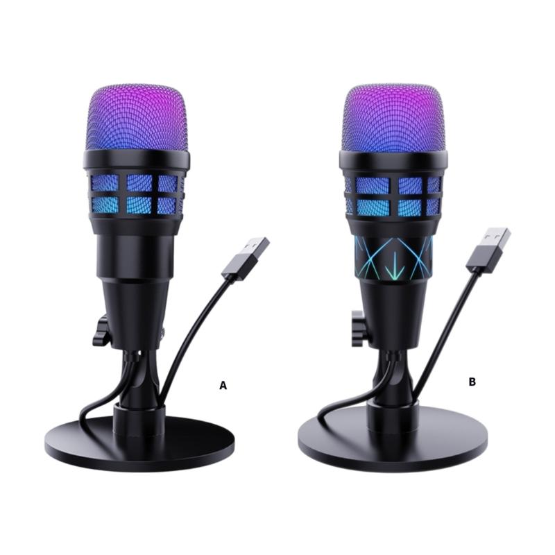 High Sensitivity Professional Dynamic Microphone for Streaming Computer Recording Mic Noise Reduction for Recording