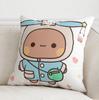Office Living Room Home Pillowcase Kawaii Cartoon Bear Pattern Pillowcase Car Ornaments