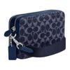 Coach Charter 19 Removable Shoulder Strap Denim Shoulder Bag Small Men shoulder bag Dark-Blue CAM69-DEB