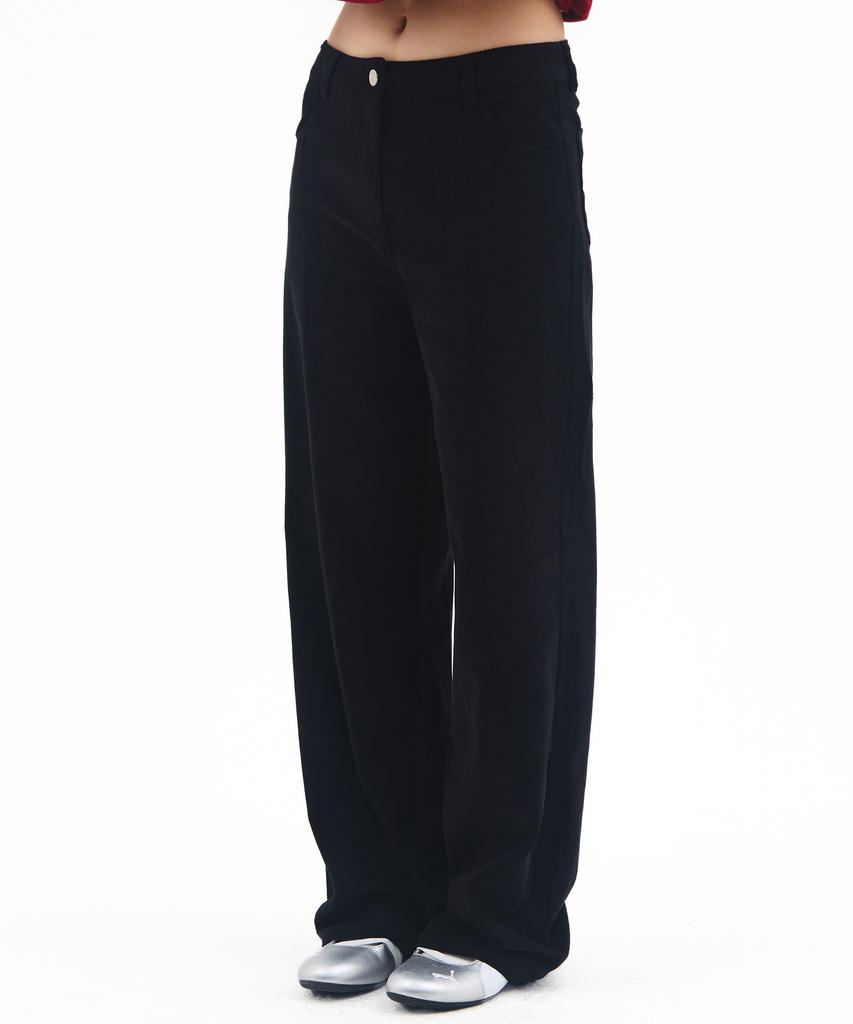 AMES-WORLDWIDE Corduroy Easy Pants Black