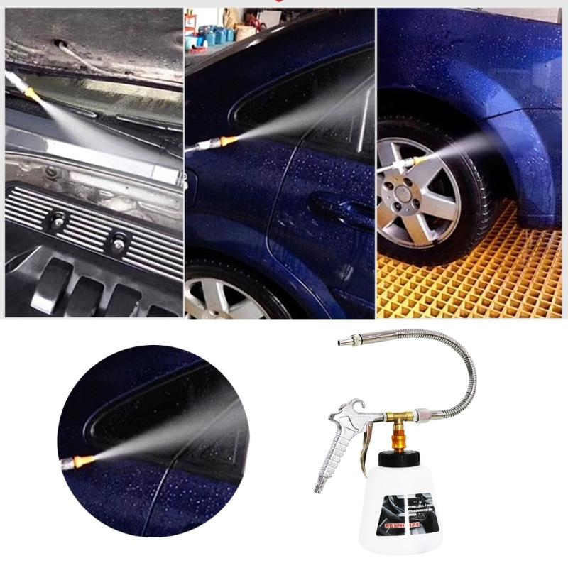 Powerful Air Water Engine Compress Cleaner Tool 360 Adjustable Nozzle Bay Cleaning Tool for Car Motorcycle Maintenance