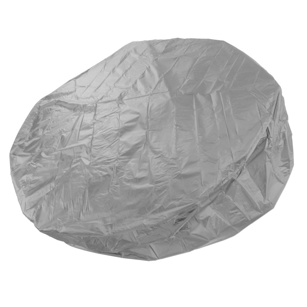 Outdoor Furniture Dust Covers Round Bathtub Cover 190 Silver Polyester Taffeta Hot Tub Waterproof Cover