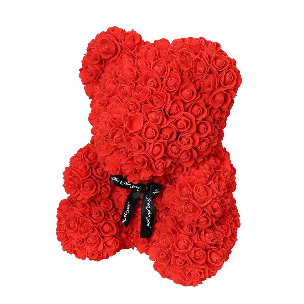 PE Foam Rose Bear To Send Girlfriend Birthday Valentine Gift Eternal Flower