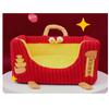 New Year Pet Bed - Red Detachable Sofa Style Dog Cat Bed Four Seasons Washable Cute Pet House for Festive Home