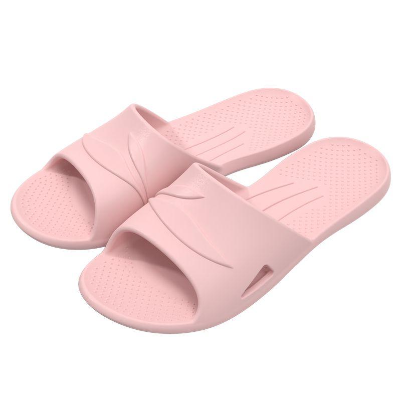 Men's Embossed Slides, Casual Non Slip Slippers, Open Toe Shoes For Indoor Outdoor Beach Shower, Spring And Summer