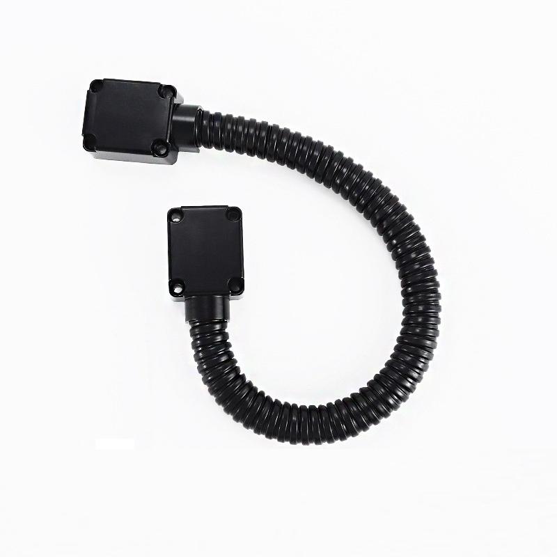 Exposed Mount Access Control Cable Wire Sleeve Protector Wooden Metal Door Spring Tube Door Cable Door Loop Zinc Alloy Head 304