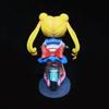 Sailor Moon Riding Cars Figure Model Toys 12cm