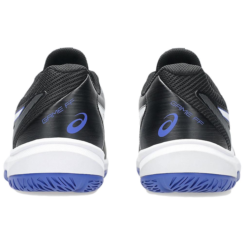 Asics Game FF Kényelmes Divatos Tartós Lélegző Alacsony Szárú Teniszcipő Férfi Sneaker Fekete Fehér 1041A489-001