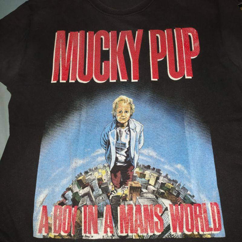 Винтажный Mucky Pup ( Мальчик в мире мужчин) Футболка Полный размер S -5XL Унисекс XXL