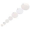 6 8 10 12 15 18 20 25mm Charms 316 Stainless Steel Gold Plated Round One Hole Charm DIY Necklace Pendant Jewelry Finding