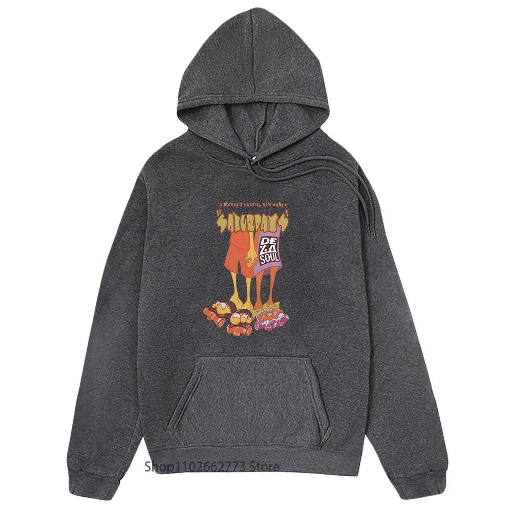 

Fashion De La Soul Hoodies Hip Hop Music Sweathirts Anime Unisexga/comic Graphic Clothes Unisex/women Streetwear Long Sleeve Pullovers