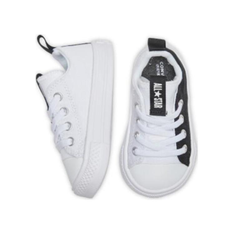 Converse Chuck Taylor All Star Cushioning, Wear Resistant Toddler Shoes Black White Infant And Toddler 767341C