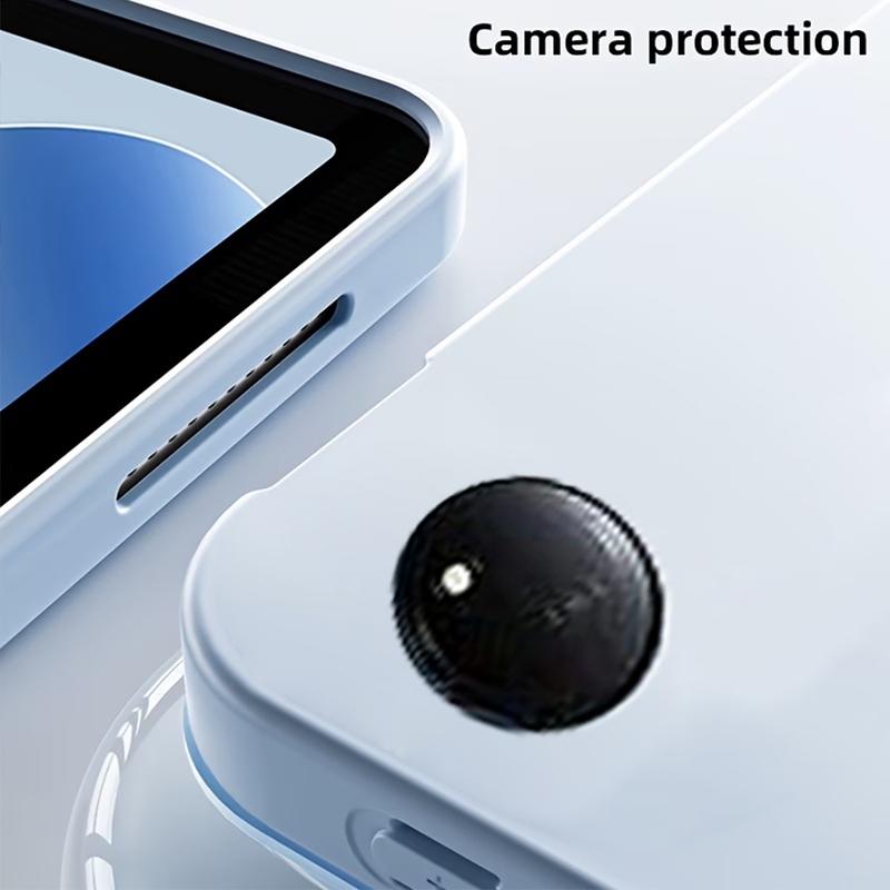 Hülle für Xiaomi Pad 5 6 7 8 Pro Redmi Pad SE 8.7 Redmi Pad 2 2025 Schlanke Dreifach-Ständer-Schutzhülle mit weicher TPU-Rückseite