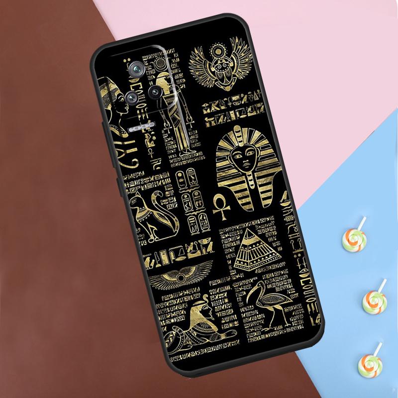 Sacred Eye of Horus Egypt Fresco Case For Xiaomi POCO M6 Pro X3 X5 X6 Pro F3 F5 M5s Mi 14 Pro 13 13T 11T 12T 12 Lite Cover