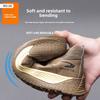 Men's Safety Shoes Insulated Labor Protection Shoes Breathable Anti Smashing Puncture Comfortable Men's Safety Tennis Steel Toe
