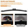Fit For MG RX5 2016-2025 Rear Wiper Blade Natural Rubber Strip Streak Free Back Window Cleaning Durable Auto Replacement Parts