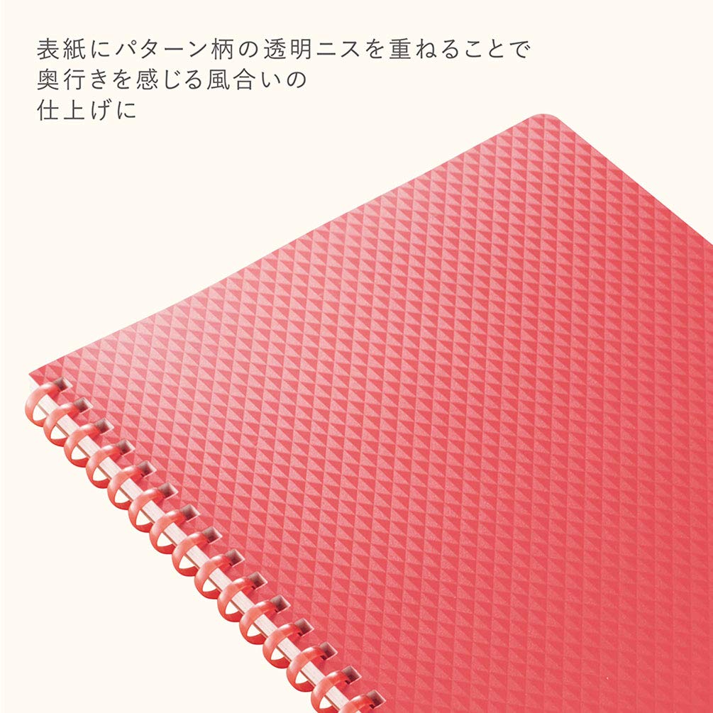KOKUYO Soft Ring KOKUYO 50 5mm A5 Pink Notebook, ME, sheets, grid, size, (KME-SR931S5RP)