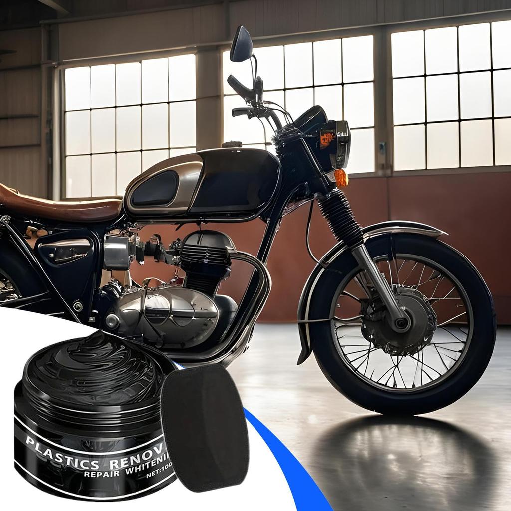 Mqyra Car Black Trim Restorer - Car Scratch Repair Paste, 100ml Rubber Repair