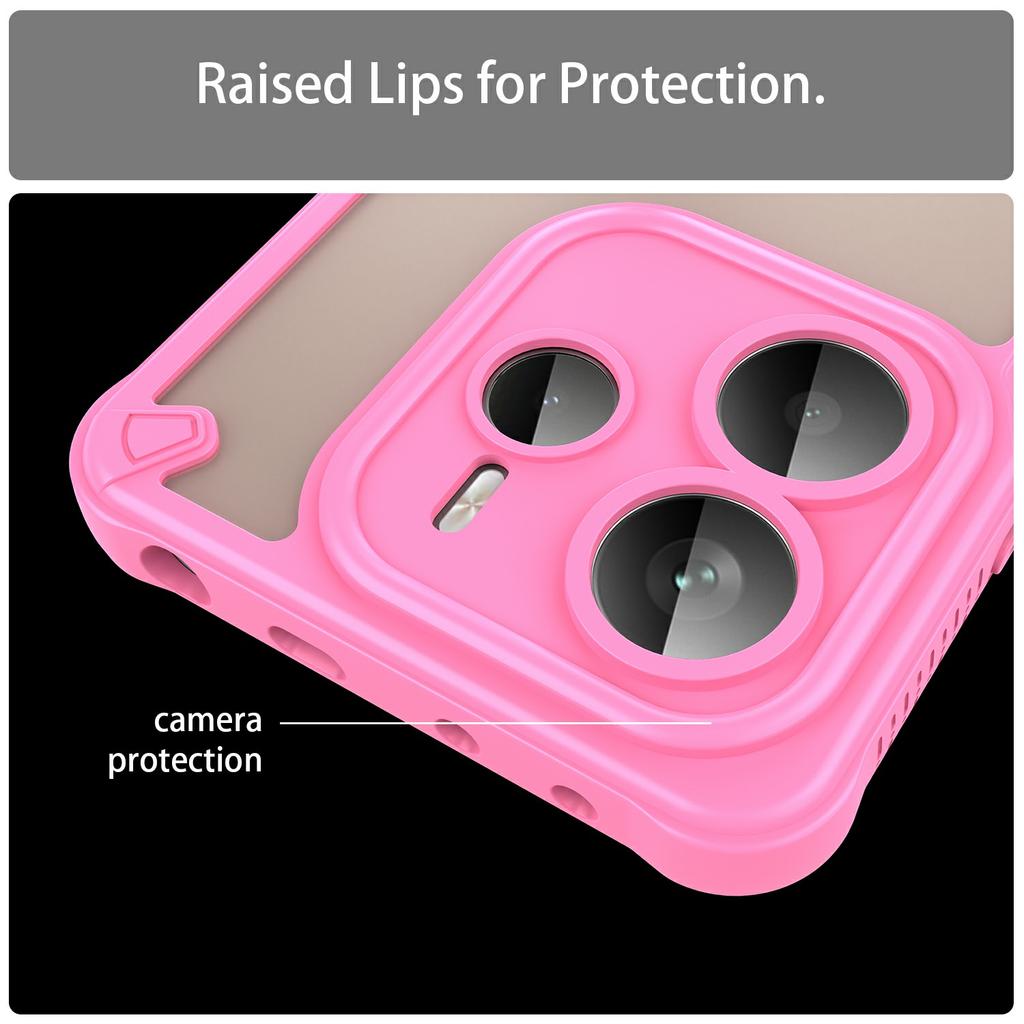 For Xiaomi Redmi Note 14 5G Case Hybrid Frosted Phone Back Cover