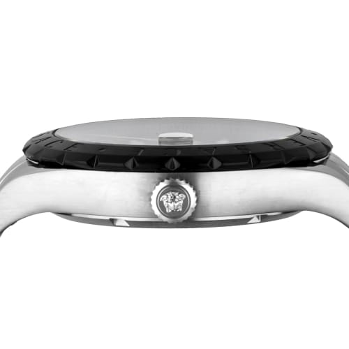 [VERSACE] Versace HELLENYIUM VEZI00321 Men's Watch with Black Dial