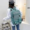 Spacious Korean-Style Unisex Backpack with Pencil Case for Elementary & Middle School Students