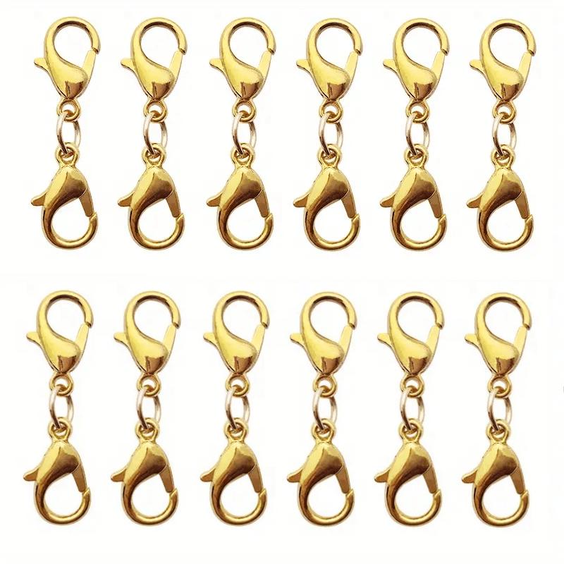 12 double-headed lobster clasps, necklace clasps, bracelet clasps, for jewelry making,12MM