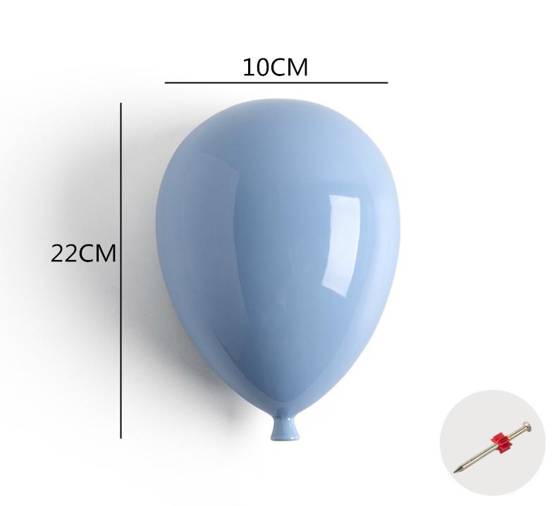 Creative Ceramics Balloon Wall Hanging Wall Decoration Modern Home Background Wall Children's Room Lovely Cartoon Stereoscopic