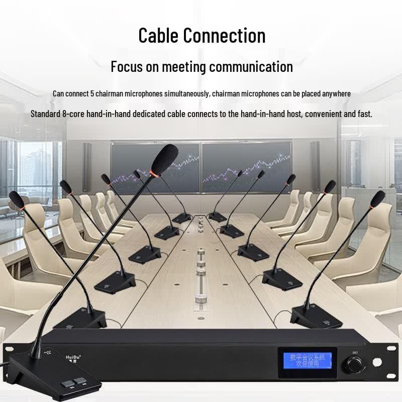 HuiDu Professional Wired Conference System Gooseneck Microphone (CN version)