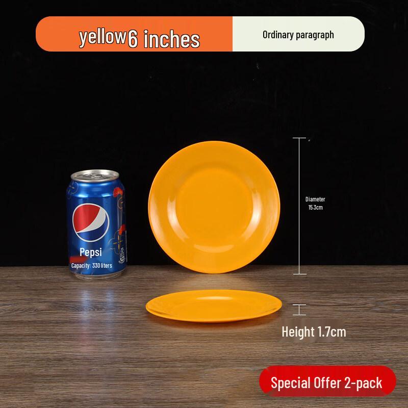 Melamine Round Snack Plates