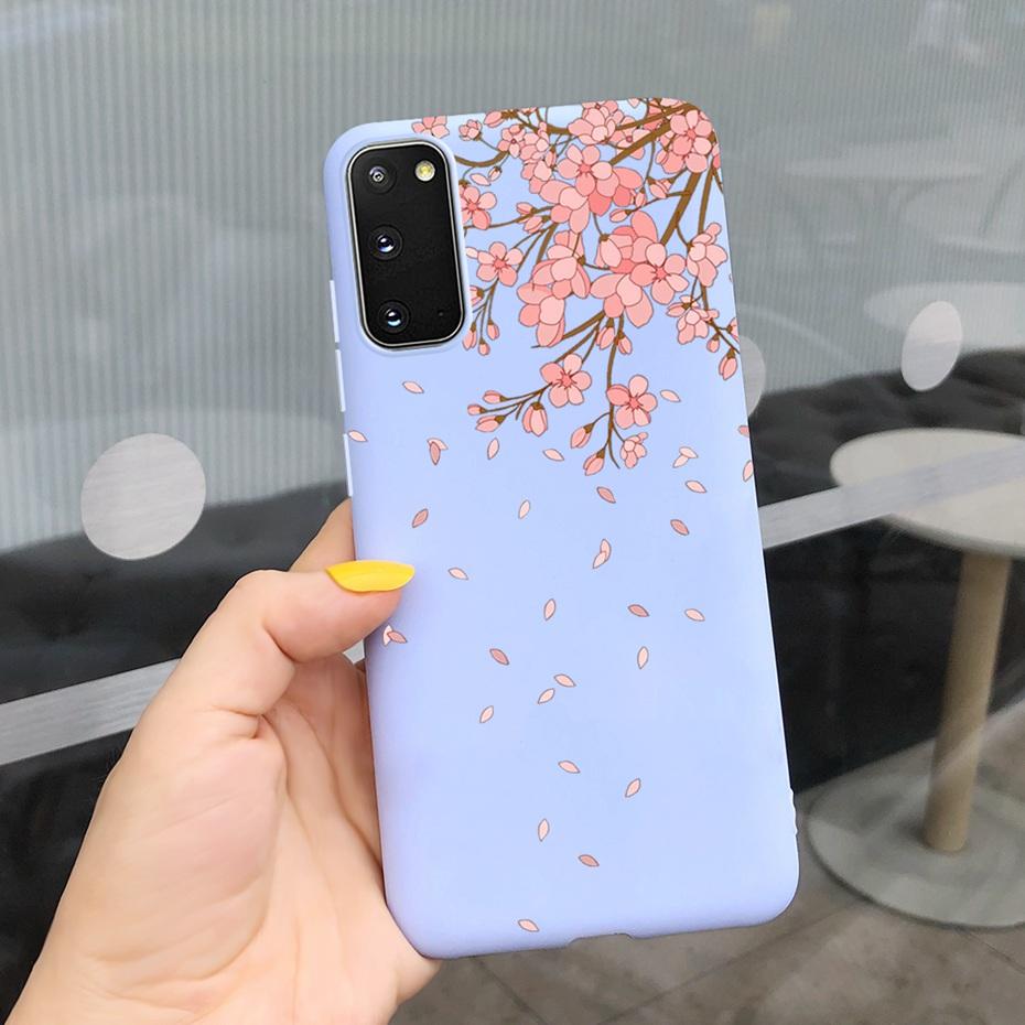 For Samsung Galaxy S20 5G S20+ Case Cover Fashion Soft Silicone Macaroon Phone Cases For Samsung S20 FE S 20 Plus S20Plus Funda