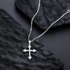 Kreuzkette Herren Titanstahl Nicht Verblassend Hochwertiges Gefühl Vielseitiges Persönlichkeitsdesign Sommer Accessoires Damen Trend Einfacher Schmuck