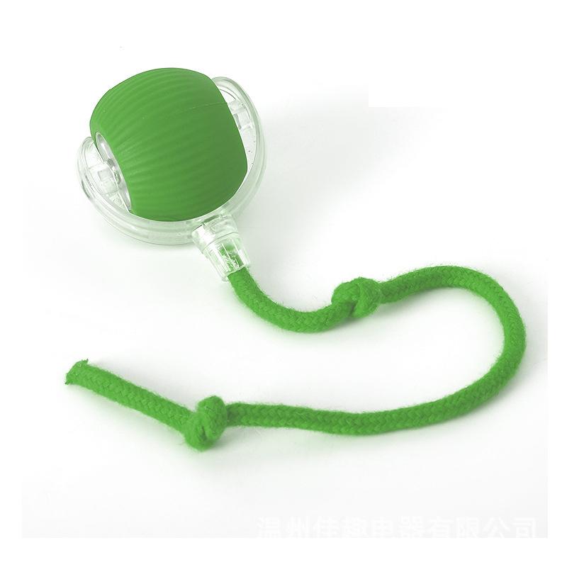 Smart Dog Toy Ball Electronic Interactive Pet Toy Moving Ball Rope Automatic Moving Toy USB Rechargeable Toy for Puppy Chew