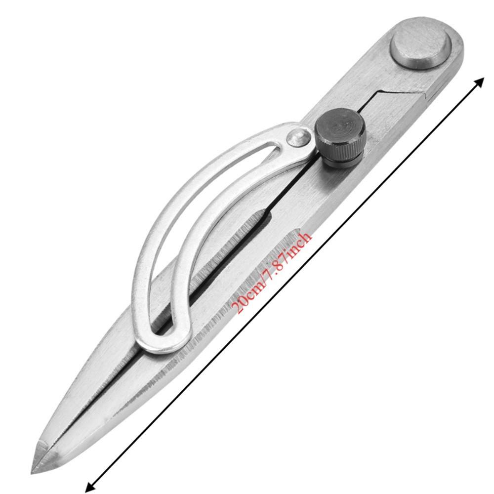 6 Inch Rotating Tool Stainless Steel Divider Caliper Adjustable Wing Caliper Woodworking