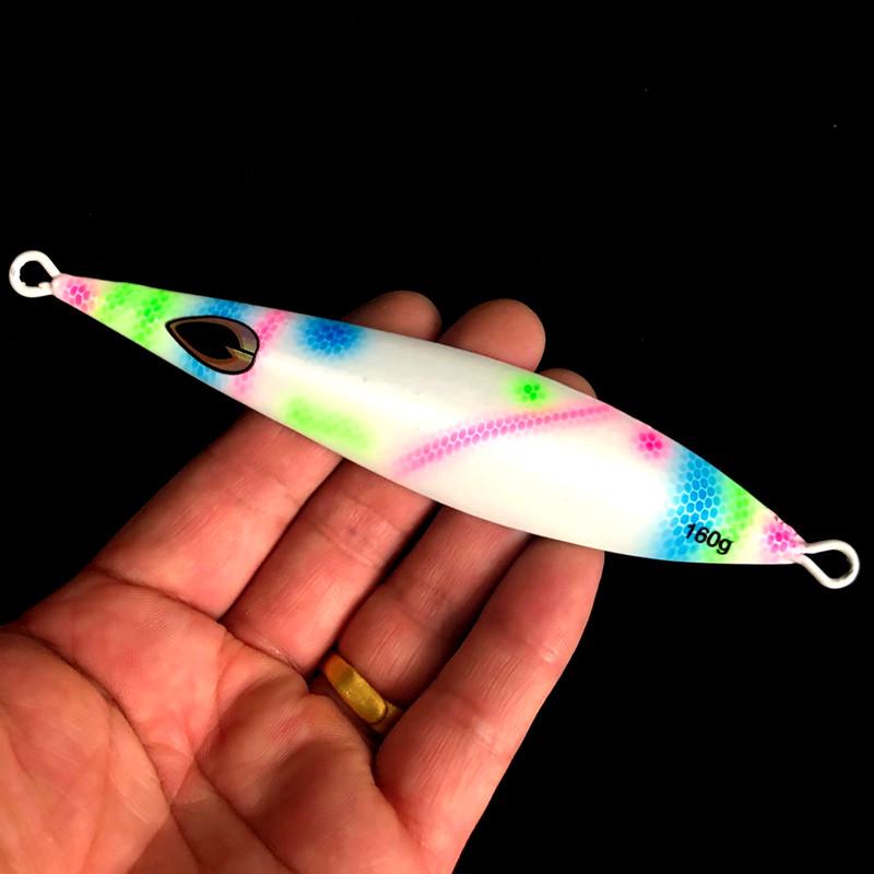 Luminous Ocean Trolling Lead Fish Lure - 160g Shore Casting Bait