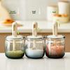 Retractable Spoon Glass Seasoning Bottle Moisture Proof Salt Storage Box Spice Container  Home Use
