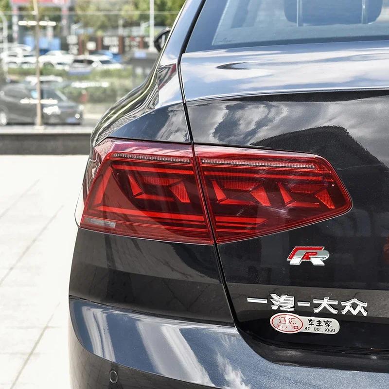 AABIN1 3D Metal R Badge Car Styling Tail Trunk Body For Volkswagen VW Tiguan Beetle Polo Golf 7 Jetta Passat Emblem Decoration Sticker
